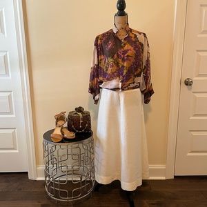 ZARA silk blouse